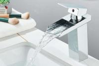 Grifo de cascada, grúa de acero inoxidable para baño, lavabo, grifo mezclador - details 4