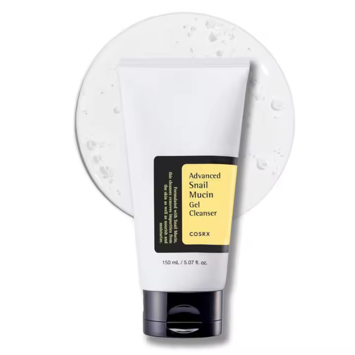COSRX Advanced Snail Mucin Cleanser, 5.07 Fl Oz / 150 mL, gel de limpieza profunda diario rico para pieles secas y sensibles, piel coreana - 1
