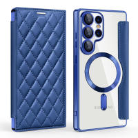 Flip para Samsung Galaxy edge Ultra, FE, S25 S24 S23 S22 Plus, Funda Protectora Gaanoplastia con Cepillo Magnético Antirrobo - details 12