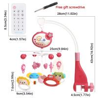 Sonajero Móvil para Cuna de Bebé de 0-12 Meses Proyector Musical Giratorio Infantil Campana de Cama - details 8