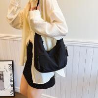 Bolso de hombro lavado de gran capacidad para mujer, bandolera de nailon informal, bolso de Dumpling de Corea de Color sólido para verano - details 23