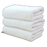 Toalla de ducha 70x140 de rizo, pack de 4, maxima suavidad, 100% algodon 450gramos, altamente absorventes, secado rapido, blancas - details 1