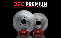 Rotores de frenos traseros de Dynamic Friction Company |   Hardware incluido | Kit de pastillas y rotores de freno trasero 4000 HybriDynamic |   Se adapta a 2008-2010 - details 0