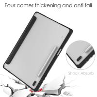 Funda de cuero para tableta Samsung Galaxy Tab S6 Lite 10,4 2020/2022, cubierta protectora ultrafina de tres pliegues para Tab S7/S8 de 11 pulgadas - details 2