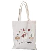 Regalo de Año Nuevo, bolso de mano para hombre, bolso de compras de lona para mujer, bolsos de dibujos animados, bolsos de tela, bolso de compras ecológico para mujer - details 7