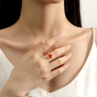 Colgante de Corazón de Doble Cara de Oro 18K Cuento de Concha Blanca de Doble Cara - details 2