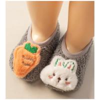 Zapatillas de Bebé Cálidas de Invierno Zapatos de Piso de Peluche Suaves Antideslizantes para Niños y Niñas Zapatos de Casa para el Hogar - details 6