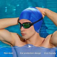 Gorro de Natación Impermeable Protección de Orejas de Alta Elasticidad Gorra de Buceo de Silicona Grande para una Mayor Comodidad Y Durabilidad - details 4
