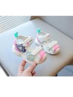 Sandalias deportivas para niñas, moda de verano 2025, nuevos zapatos de playa para niños con corazones dobles, sandalias informales dulces de princesa clásicas suaves - details 5