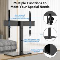 Soporte TV Pie de Pedestal Superior de Sobremesa Universal para LCD/LED/Plasma de 32-65 Pulgadas, Soporte Pie TV con Altura Ajustable Carga 45 KG y máximo VESA 600x400 mm - details 3