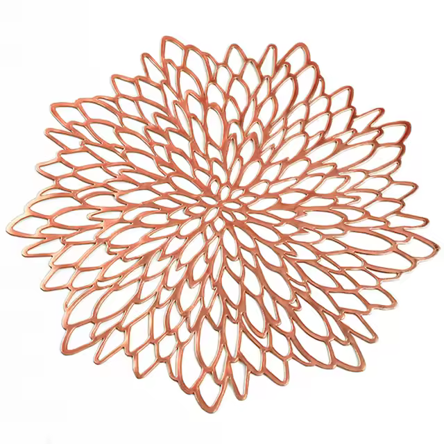 Almohadillas huecas para posavasos para mesa de comedor, 6 uds., 30CM - 1
