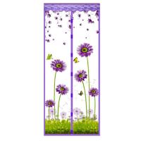 Flor mariposa verano ventana magnética puerta Anti mosquitos malla red cortina - details 2