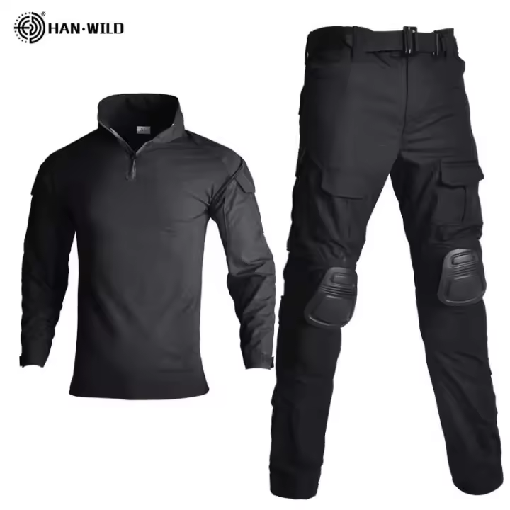 Conjunto de pantalones de rana tácticos para hombre de color Acu de alta calidad - 1