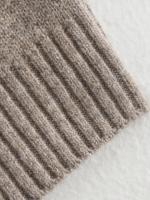 Cárdigan de Punto para Mujer Cálida Moda de Abrigo Corto con Botón - details 6
