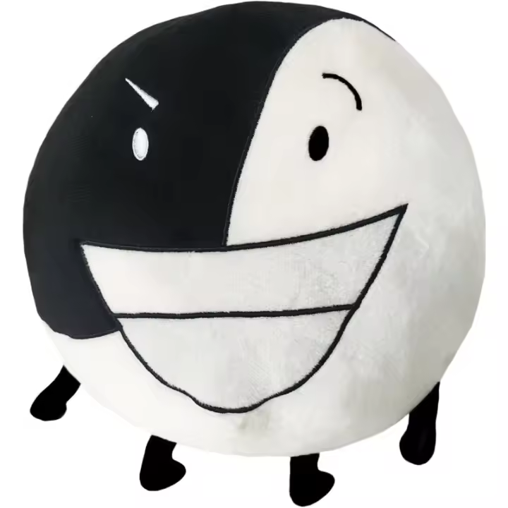 Juguetes de peluche de la serie Inanimate Insanity, regalo para niños de peluche de frutas lindas, almohada de peluche suave, juguete de peluche divertido y lindo, ideal para fanáticos del juego (bola de nieve) - 1