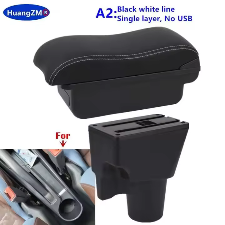 Reposabrazos, reposabrazos Kia Picanto 3X-E Alemination CA, piezas de modificación internas especializadas, accesorios para automóviles - 1