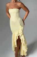 Vestido de Tanga de Moda Verano 2024 para Mujeres Cinturón de Mochila Liso, Espalda Abrejada, Ajuste Delgado - details 10
