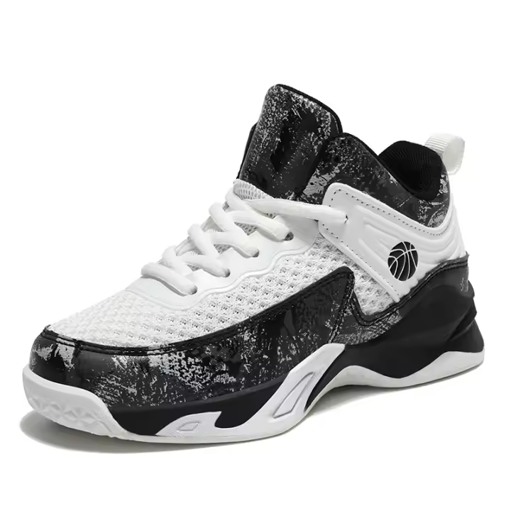 Zapatillas de baloncesto para niños, zapatos deportivos antideslizantes, zapatillas de tenis deportivas para niños, zapatillas para correr de fondo suave - 1