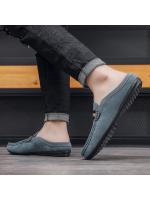 Mocasines ligeros de soja para hombre, zapatos de verano, calzado transpirable informal, semi-abiertos, zapatillas para hombre - details 2