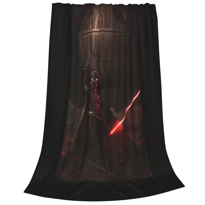 Manta de franela suave Darth Vader de Star Wars Para sofá, cama, dormitorio, regalo para niños y adultos - 1