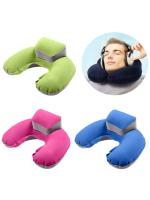 Almohada inflable para viaje en avión, cojín para cuello, cabeza, Barbilla, siesta, Oficina - details 11