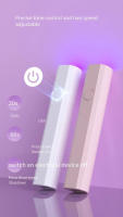 Minilámpara portátil de mano para esmalte de Gel, linterna de secado rápido, secador USB, hine, UV, LED, para uñas - details 8