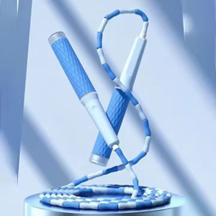 Cuerda de saltar ajustable portátil Fuerte, duradera, suave y flexible para gimnasio y entrenamiento de salto - 1