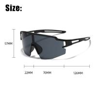Deportes Ciclismo Gafas de sol para motocicleta, protección UV, Gafas coloridas a prueba de viento, Gafas para caminar y correr - details 0