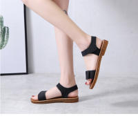 Sandalias Planas 2025 Nuevos Zapatos de Verano para Estudiantes Sandalias Romanas Zapatos de Playa Suela Suave Zapatos de Mujer de Una Sola Tira - details 5