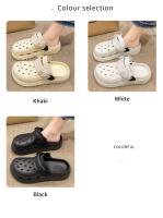 Zapatos Unisex de EVA con Agujeros, Pantuflas de Suela Gruesa Elevada, Pantuflas Casuales Simples para Exteriores - details 4