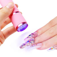Mini lámpara UV portátil para esmalte de Gel, 9 luces LED, herramientas de manicura, secado rápido - details 3