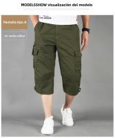 Pantalones cortos deportivos informales para hombre, pantalones cortos deportivos con bolsillos, holgados y ajustados - details 8