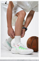 Nuevos zapatos de baloncesto transpirables finos de malla de verano, zapatillas informales ligeras con absorción de impacto y suela suave - details 6