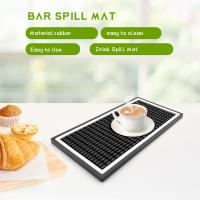 Estera de barra de goma gruesa, 12x6x0,4 pulgadas, estera de servicio de barra, esteras antideslizantes de alta resistencia para derrames de bebidas, paquete de 2 - details 5