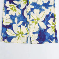 TRAFZA-mono Floral de pierna ancha para mujer, traje sin mangas con cuello redondo y cremallera decorativa, estilo bohemio, a la moda, Verano - details 10