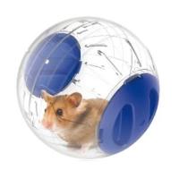 Pelota de plástico transparente para correr para hámster, juguete de ejercicio para entrenamiento de ratas gerbiles, ratones pequeños para roedores, 1 unidad - details 3