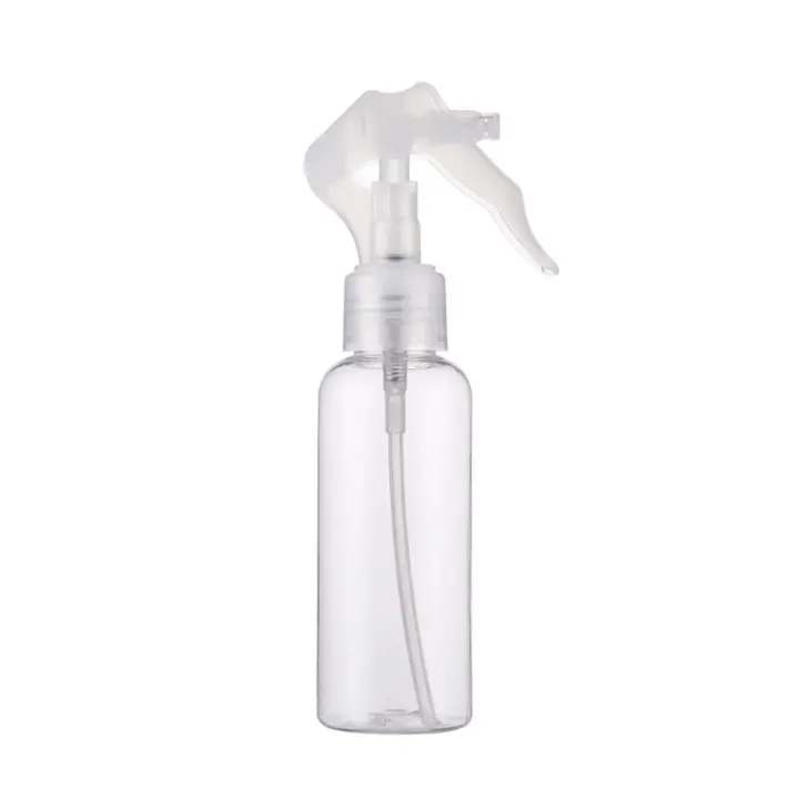 Regadera con pulverizador de gatillo de 120ml, botella vacía recargable de plástico transparente, para riego de plantas, hidratante portátil de viaje, atomizador - 1