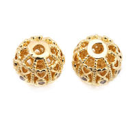 Cuentas de Espaciador de Barril de Brass Dorado de 18K Accesorios de Joyería DIY para Mujeres - details 1