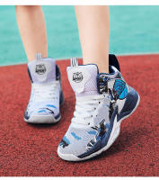 Zapatos de baloncesto antideslizantes para niños, zapatos deportivos transpirables, cómodos zapatos atléticos de entrenamiento de gimnasia, Zapatillas altas para niños - details 8
