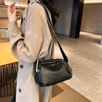 Bolso cruzado de piel auténtica para mujer, bandolera sencilla de alta calidad, Vintage, Boston, 2024 - details 9