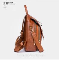 Mochila De Estilo Vintage para mujer, morral de piel sintética suave, informal, a la moda - details 21