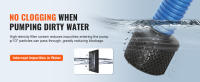 SucceBuy Bomba de agua para motor de gasolina, succión, gas, transferencia de agua de basura, alta presión portátil con manguera para piscina de riego, certificado EPA - details 1