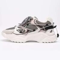 Zapatillas de deporte gruesas delanteras con cordones de la zapatilla de deporte de la plataforma del talón de los fabricantes personalizados para los hombres - details 1