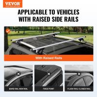 Barras Transversales de Aluminio Universal 120 × 7,2 × 11 cm Carga de 90 kg - details 3