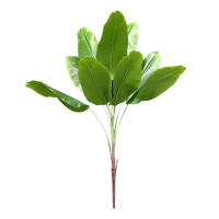 Plantas artificiales grandes de plástico para decoración del hogar, hoja de plátano falsa, follaje de árbol de tacto Real, 78cm, 9 ramas, Monstera - details 0