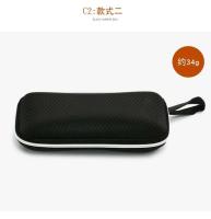 Estuche rígido para gafas de sol para hombre y mujer, bolsa protectora para gafas de viaje, accesorios portátiles negros, caja con cremallera - details 3