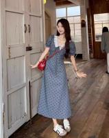Vestido de Encaje de Alta Gama con Mangas Cortas Estilo Hepburn para Mujeres - details 13