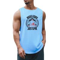 Running Vest Men Fitness Stringer Tank Top Summer Gym Clothing Summer Mesh Sports Singlets Mens Bodybuilding Sleeveless Shirt - details 12