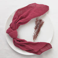 Paquete de 10 Servilletas de Gaza de Sápalo Verde Puro Algodón Ideal para Decoración de Boda, Uso Diario, Toalla de Té - details 8