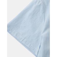 Camisa con botones de manga corta de lino y algodón de estilo chino para hombre, 2023 - details 3